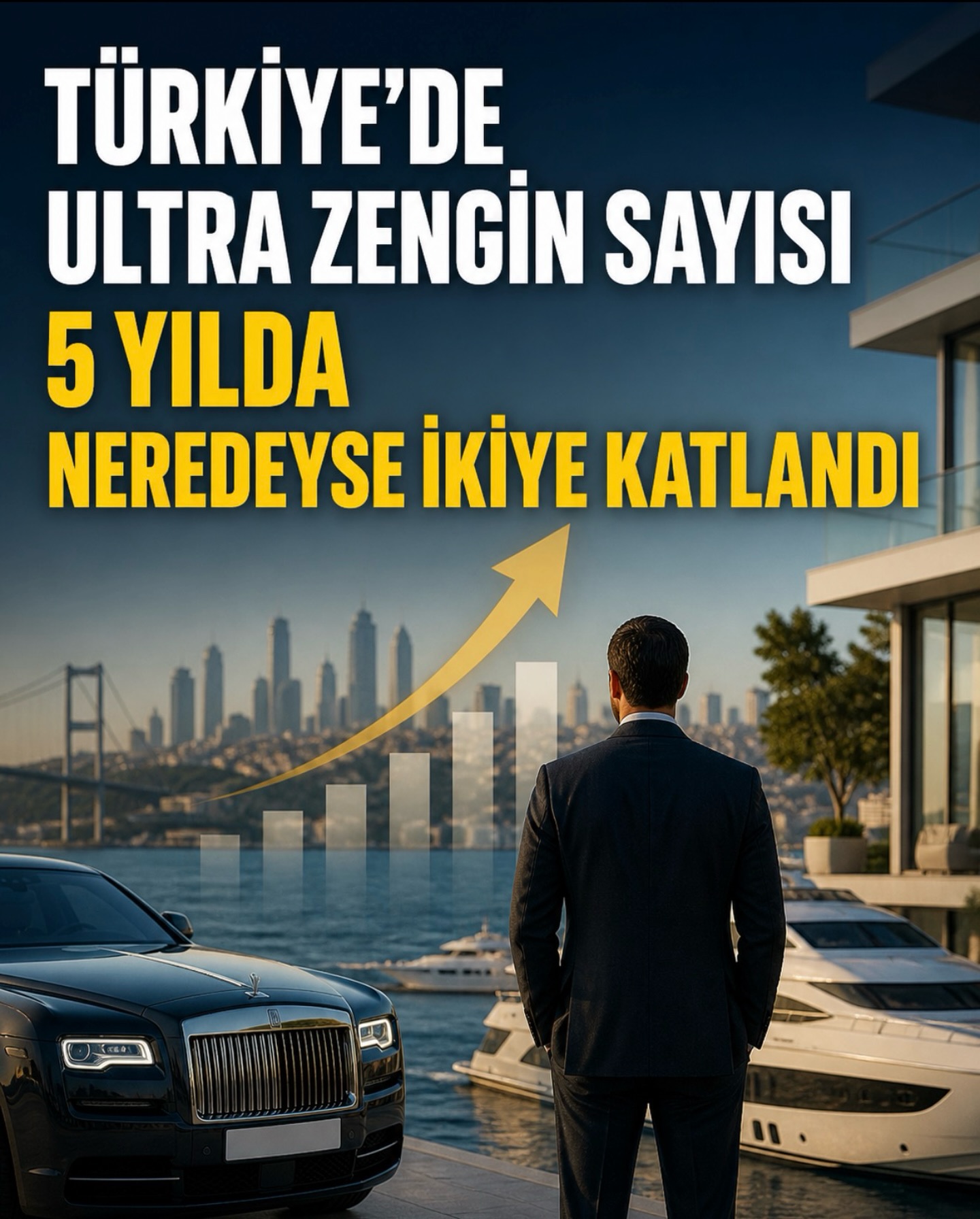 Türkiye’de Ultra Zengin Sayısı 5 Yılda Neredeyse İkiye Katlandı