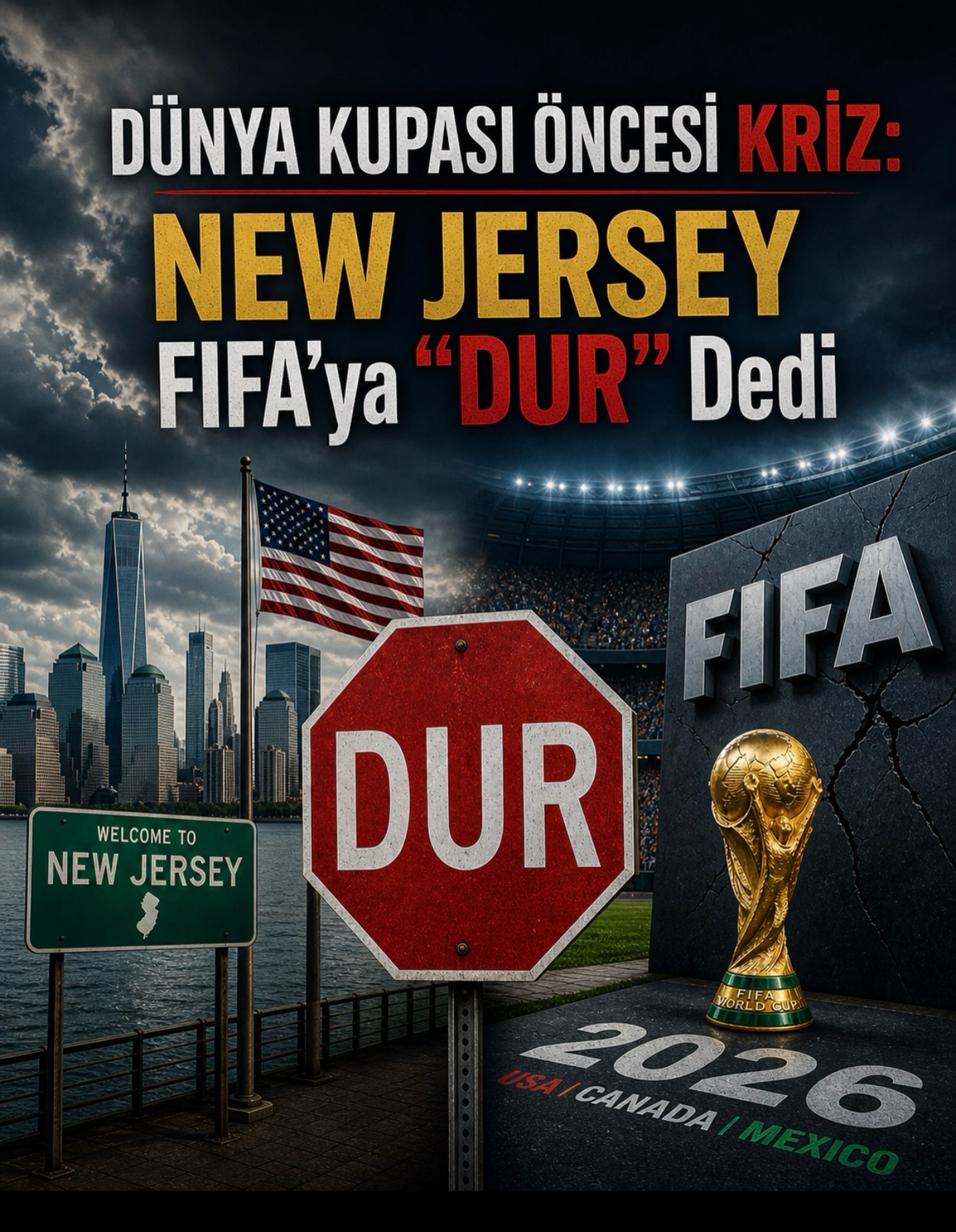 Dünya Kupası Öncesi Kriz: New Jersey FIFA’ya “Dur” Dedi