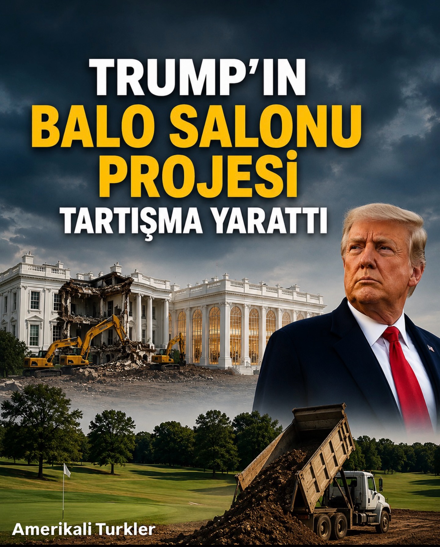 Trump’ın Balo Salonu Projesi Tartışma Yarattı