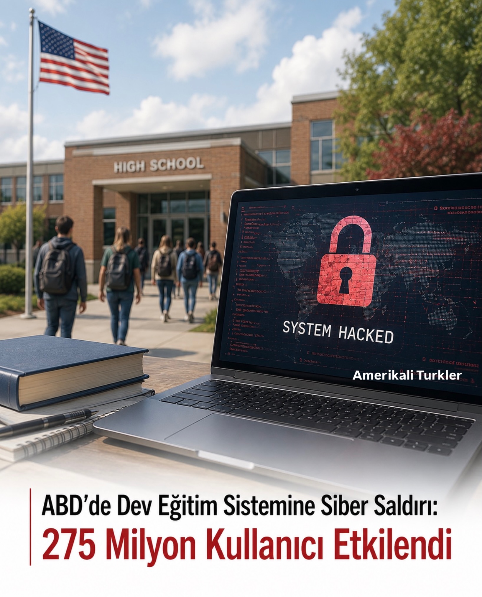 ABD’de Dev Eğitim Sistemine Siber Saldırı: 275 Milyon Kullanıcı Etkilendi
