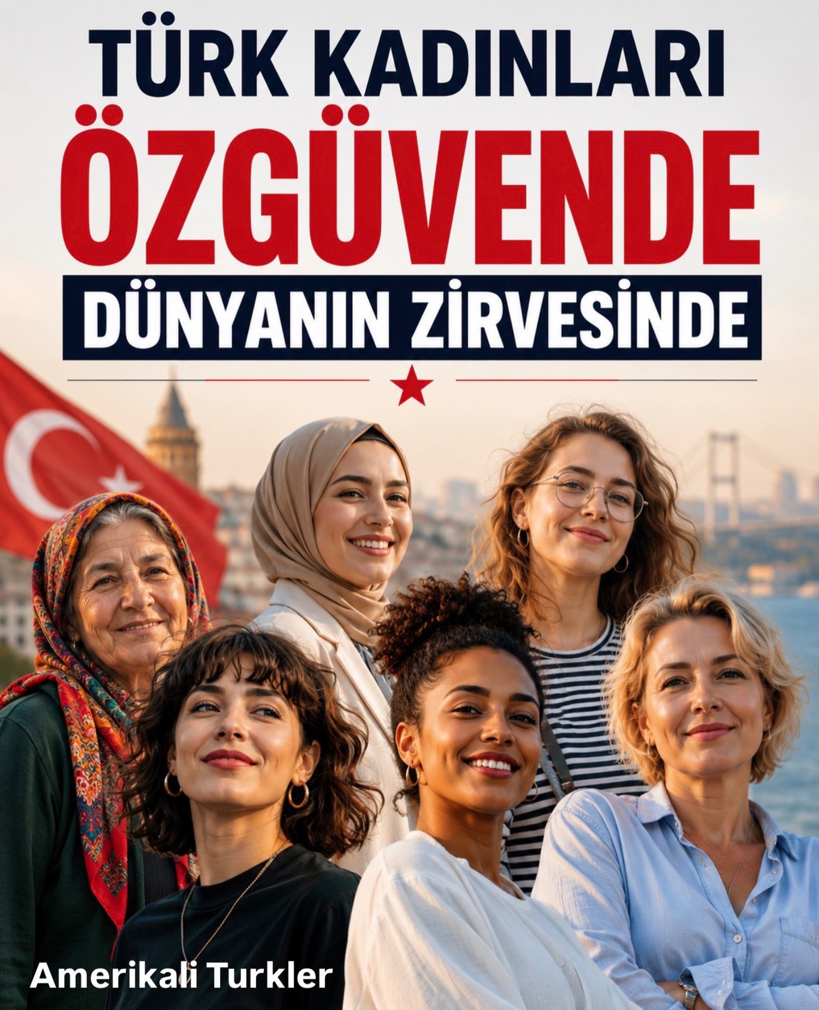 Türk Kadınları Özgüvende Dünyanın Zirvesinde