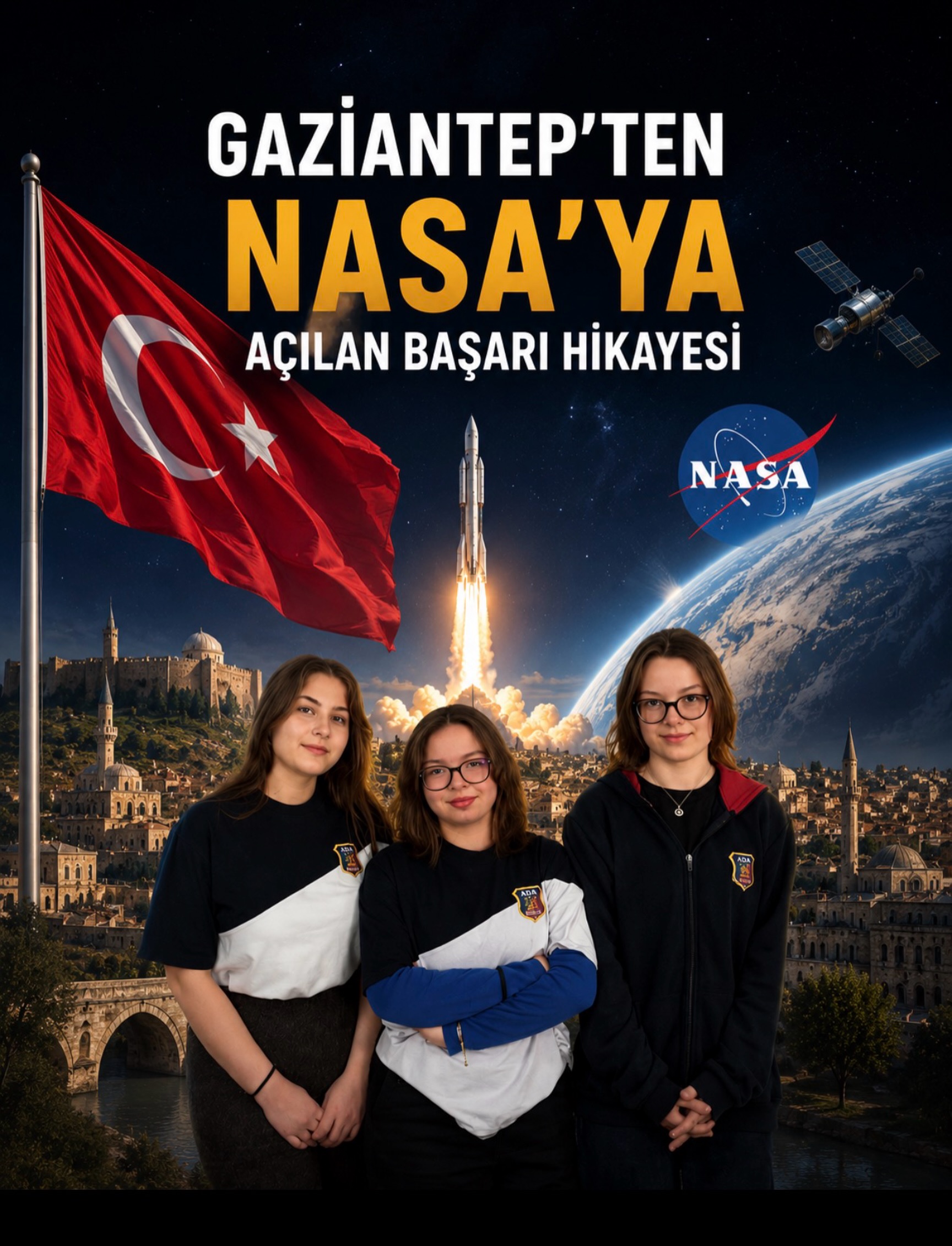 GAZİANTEP’TEN NASA’YA UZANAN TÜRK BAŞARISI 🇹🇷