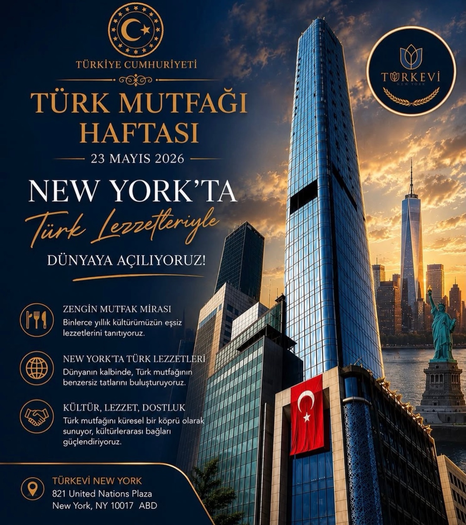 New York’ta Türk Mutfağı Haftası Heyecanı