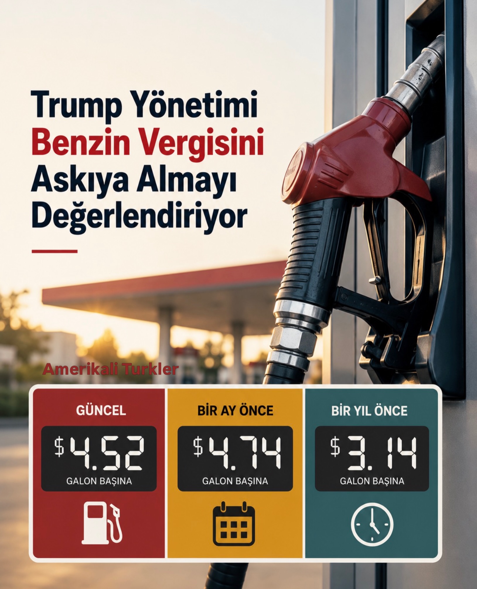 Trump Yönetimi Benzin Vergisini Askıya Almayı Değerlendiriyor