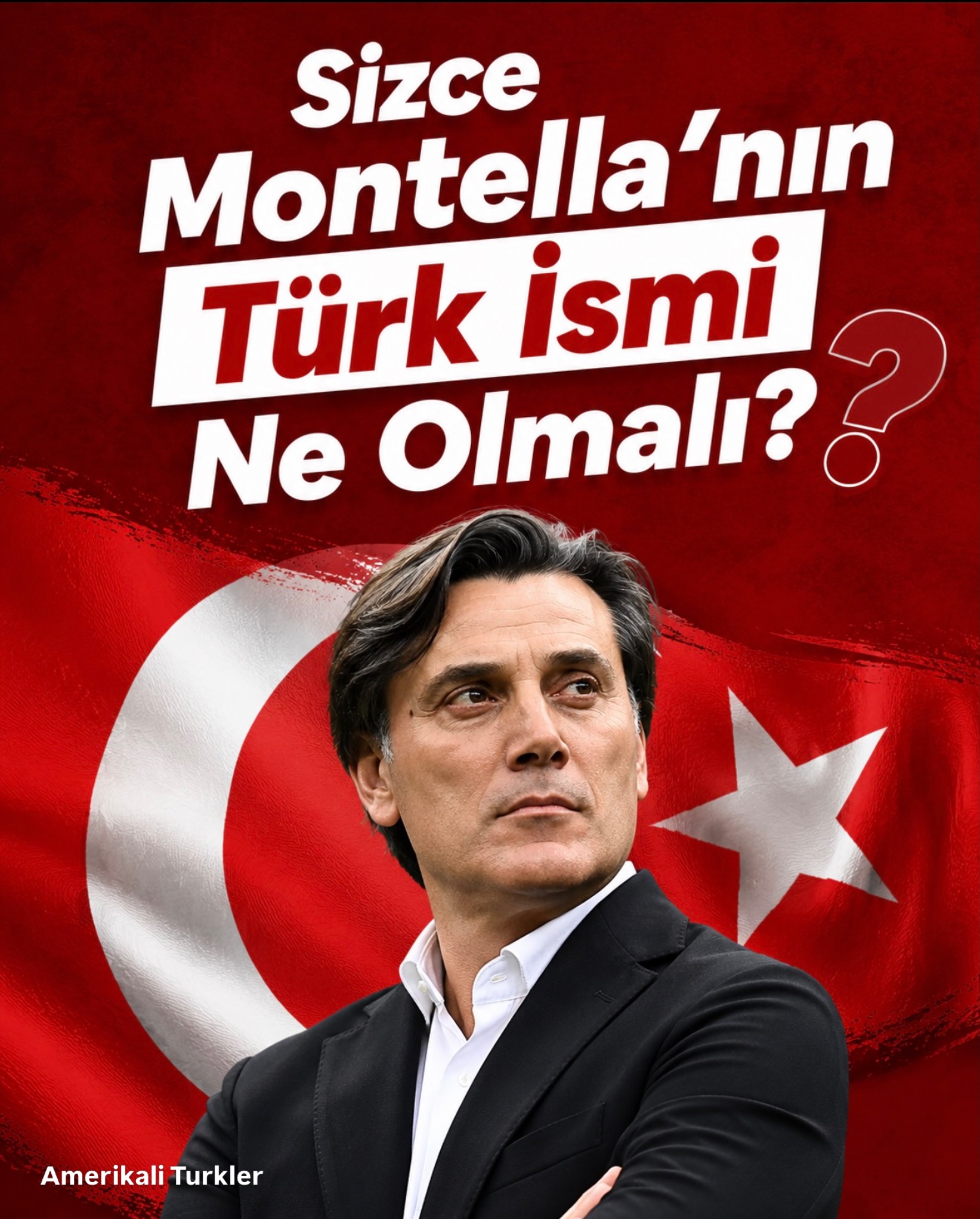 Milli Takım Teknik Direktörü Vincenzo Montella’nın Türk vatandaşlığına başvuracağı konuşulurken, TFF Başkanı İbrahim Hacıosmanoğlu ise Montella’nın vatandaşlık sürecinin başladığını duyurdu.

“Sizce Montella’nın Türk ismi ne olmalı?” 🇹🇷😄