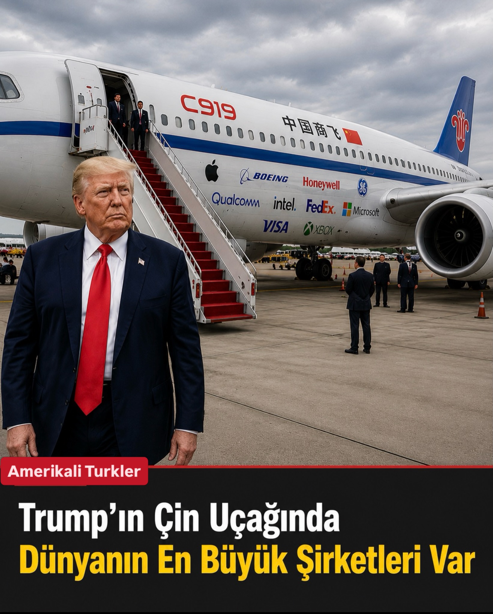 Trump’ın Çin Uçağında Dünyanın En Büyük Şirketleri Var