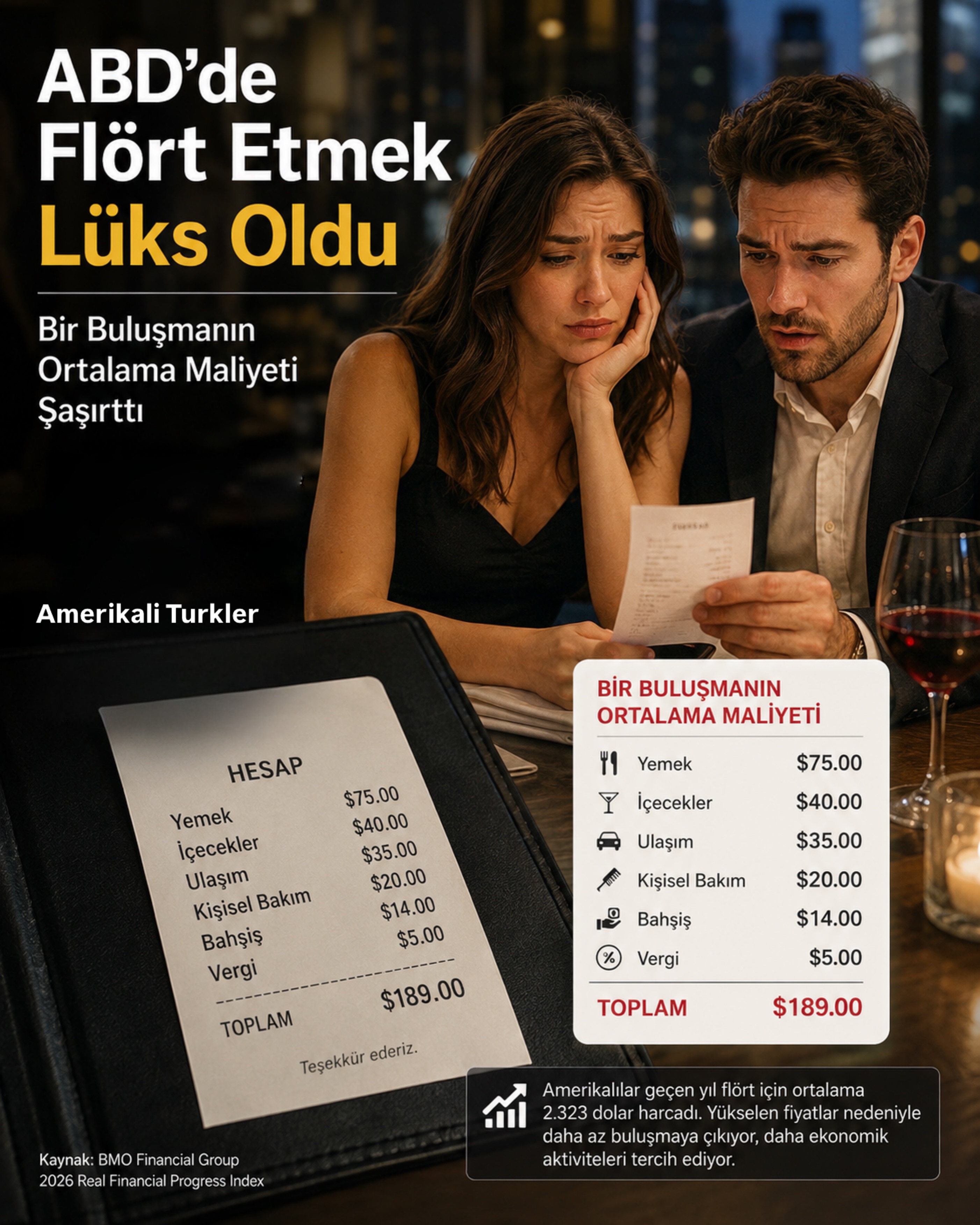 ABD’de Flört Etmek Lüks Oldu
