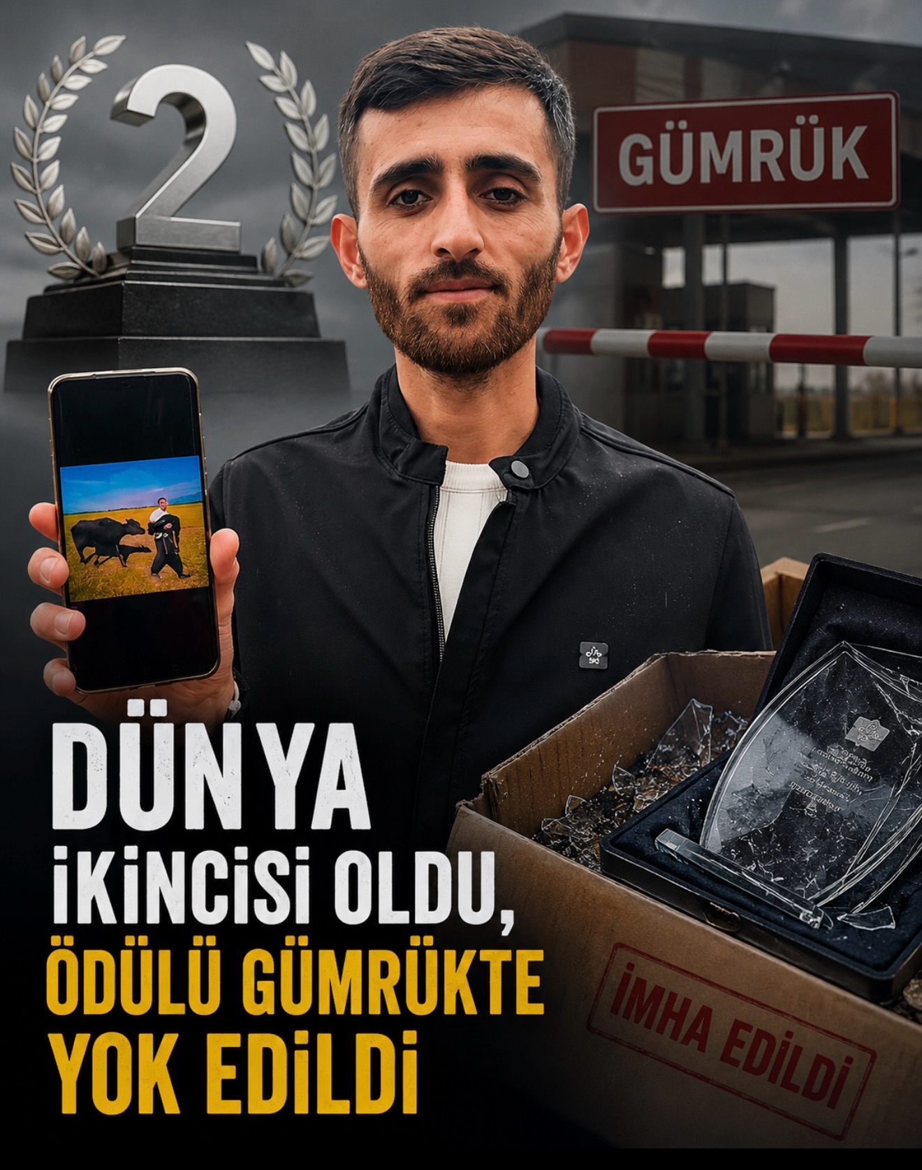 Tokatlı amatör fotoğrafçı Emin Coruş, çektiği fotoğrafla Fransa’daki uluslararası yarışmada yaklaşık 750 bin fotoğraf arasından ikinci oldu.

Ancak Coruş’un yaşadığı süreç sosyal medyada da tepki çekti.

İddiaya göre vize alamadığı için ödül törenine katılamayan Coruş’a Fransa’dan gönderilen ödül plaketi bu kez Türkiye’de gümrüğe takıldı.

Coruş, yetkililere bunun bir ödül plaketi olduğunu anlatmasına rağmen teslim alamadığını ve plaketin imha edildiğini söyledi.

“750 bin fotoğraf arasından derece aldım ama ödülüm bana ulaşmadı” sözleri dikkat çekti.