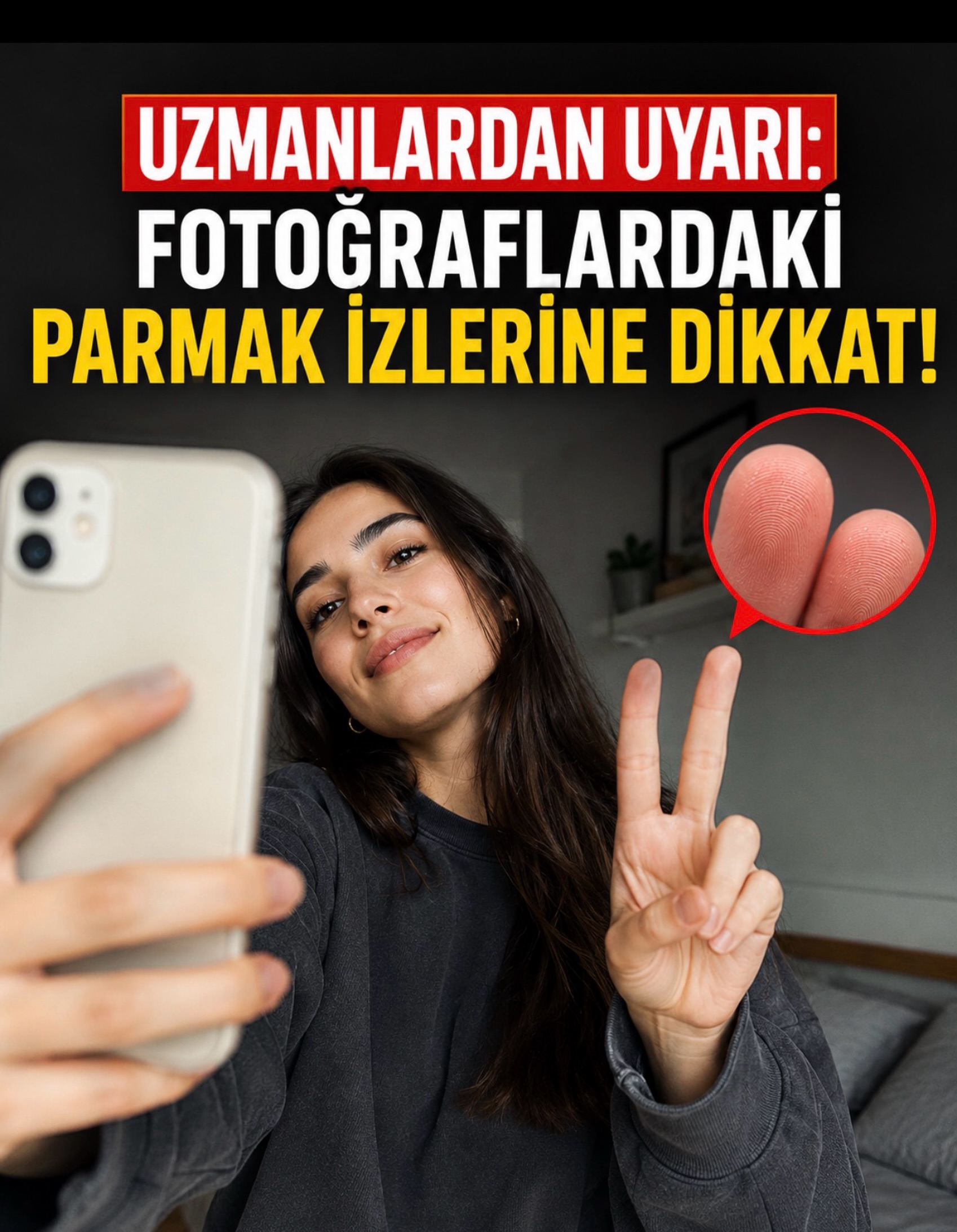 Uzmanlardan Uyarı: Fotoğraflardaki Parmak İzlerine Dikkat