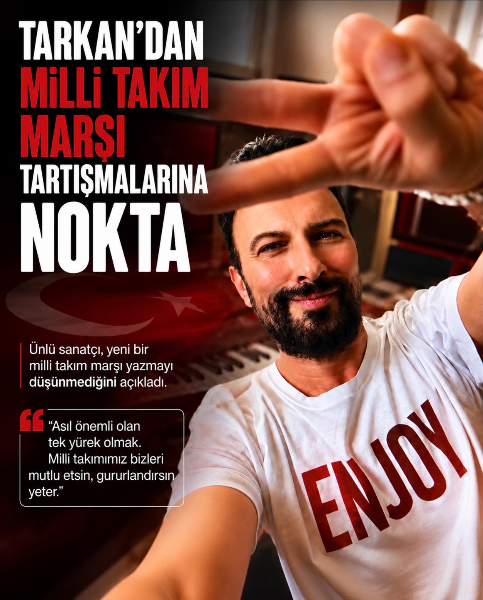 Tarkan’dan Milli Takım Marşı Tartışmalarına Nokta