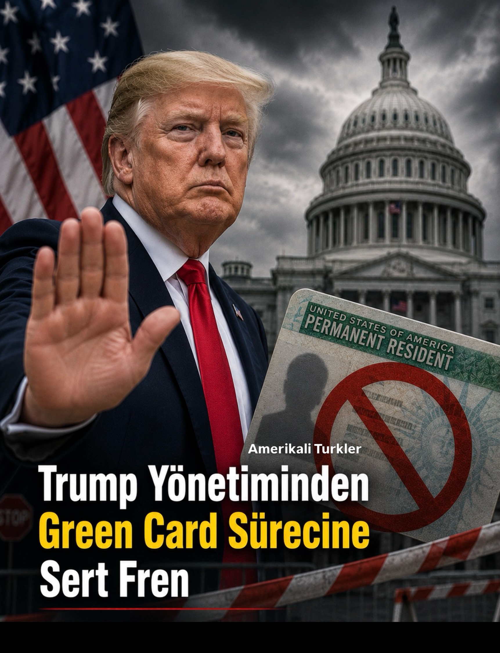 Trump Yönetiminden Green Card Sürecine Sert Fren