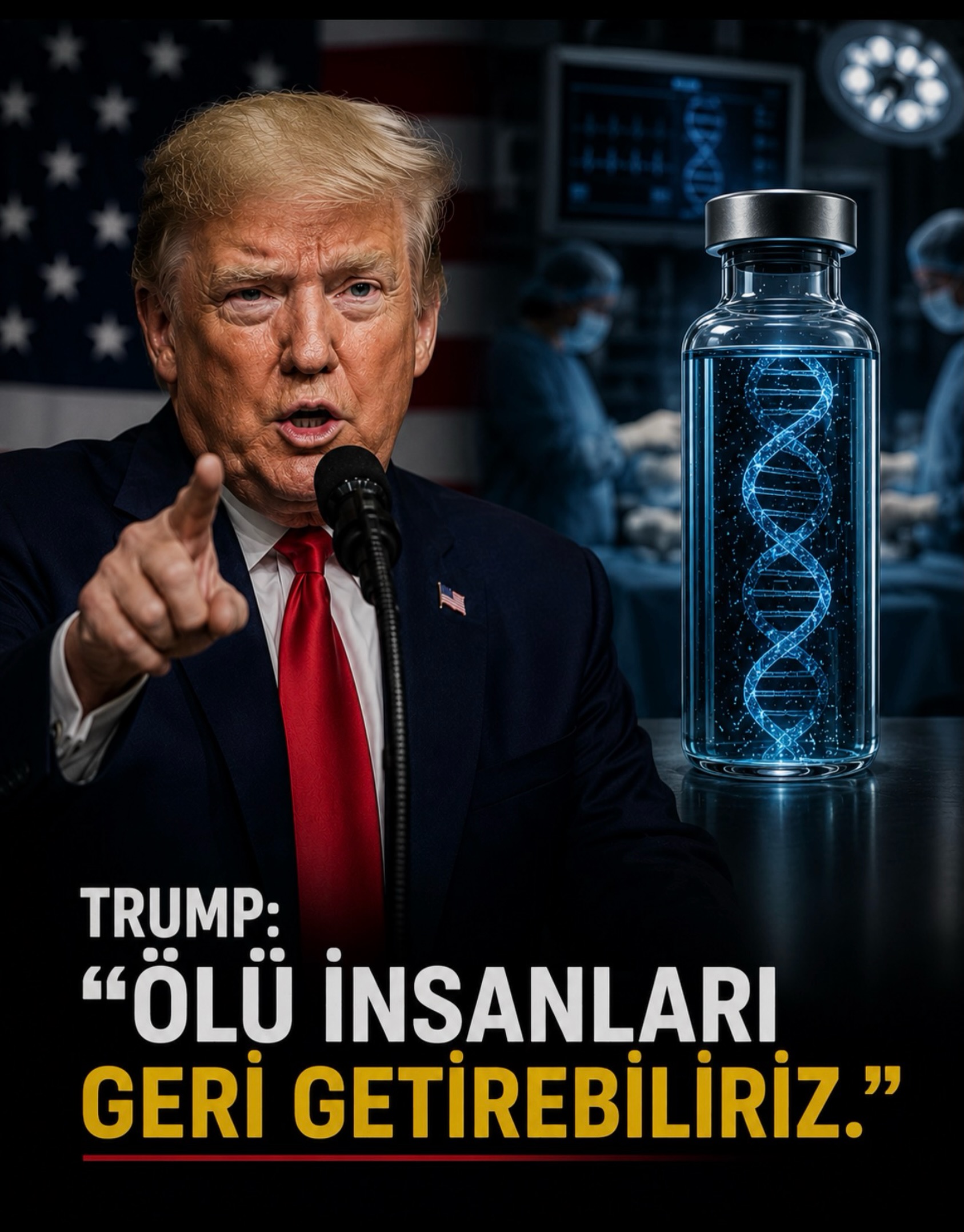 Trump: “Ölü insanları geri getirebiliriz.”