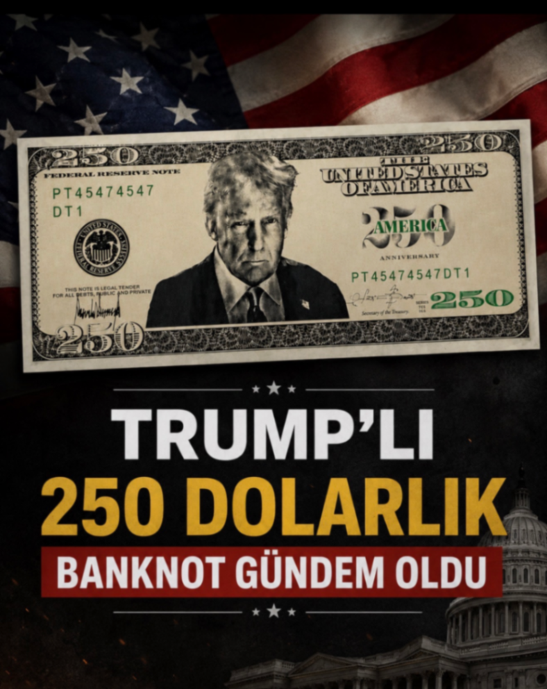 Trump’lı 250 Dolarlık Banknot Gündem Oldu