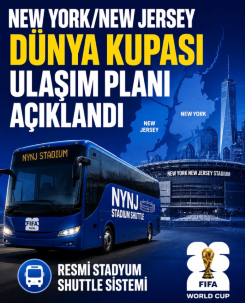 NEW YORK/NEW JERSEY DÜNYA KUPASI ULAŞIM PLANI AÇIKLANDI