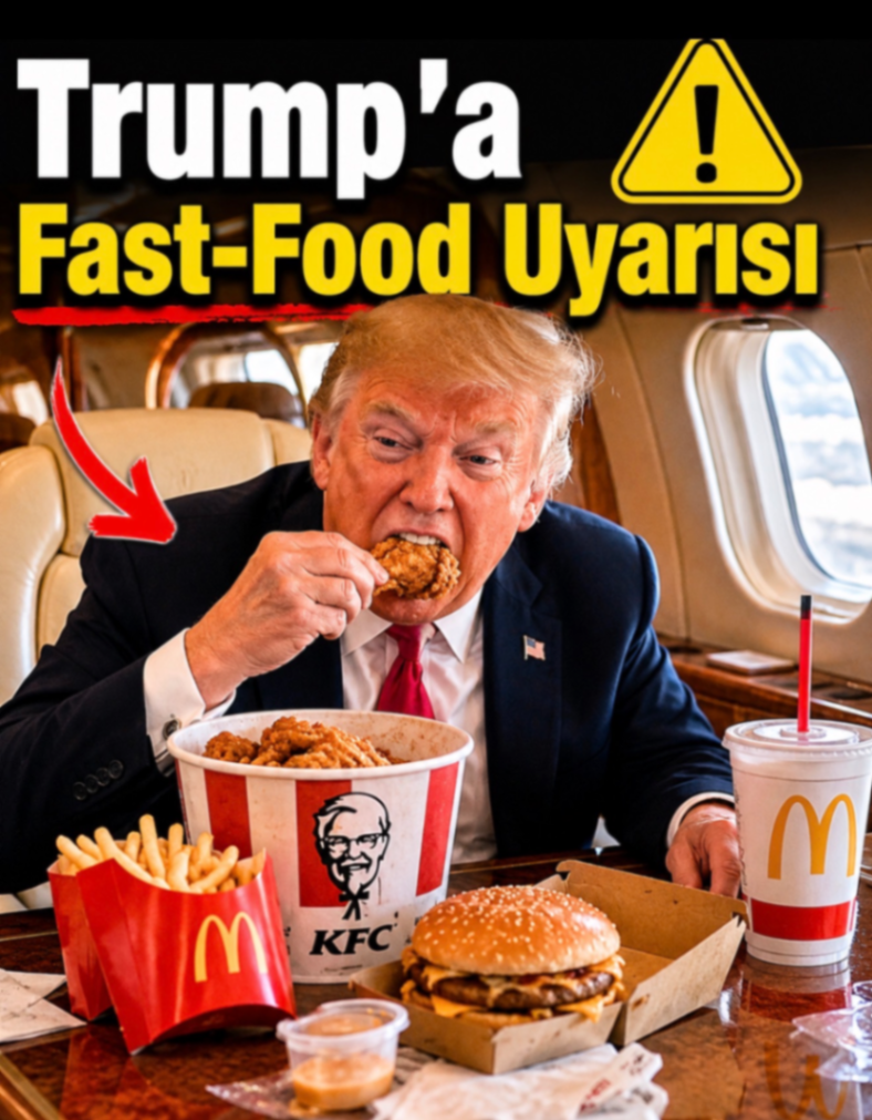 Trump'a ! Fast-Food Uyarısı