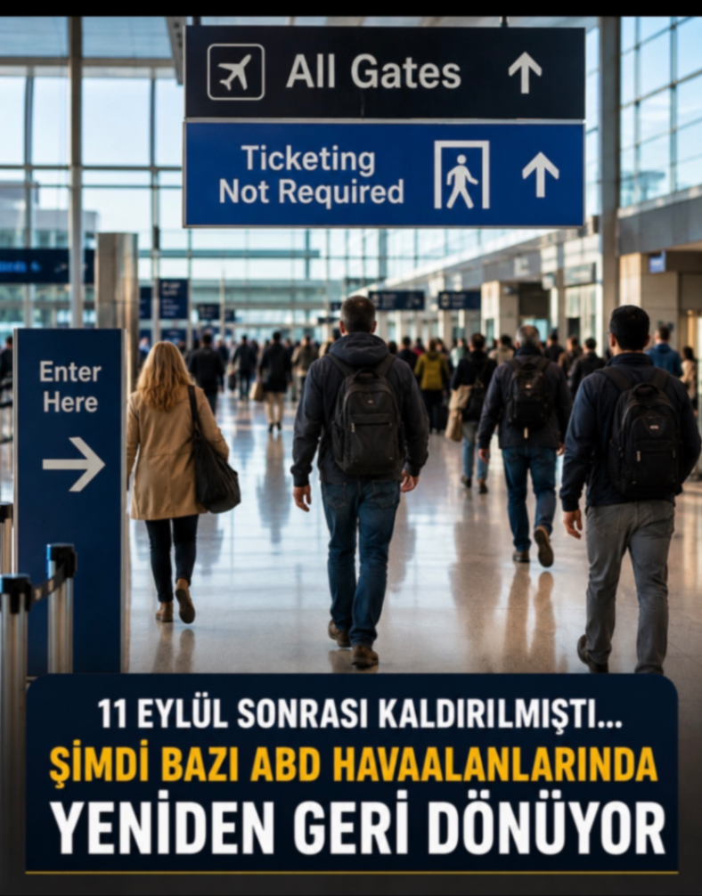 11 Eylül sonrası kaldırılmıştı… Şimdi bazı ABD havaalanlarında yeniden geri dönüyor.