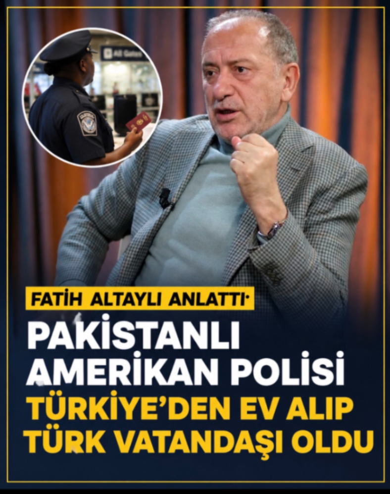 FATİH ALTAYLI ANLATTI PAKİSTANLI AMERİKAN POLİSİ TÜRKİYE'DEN EV ALIP TÜRK VATANDAŞI OLDU