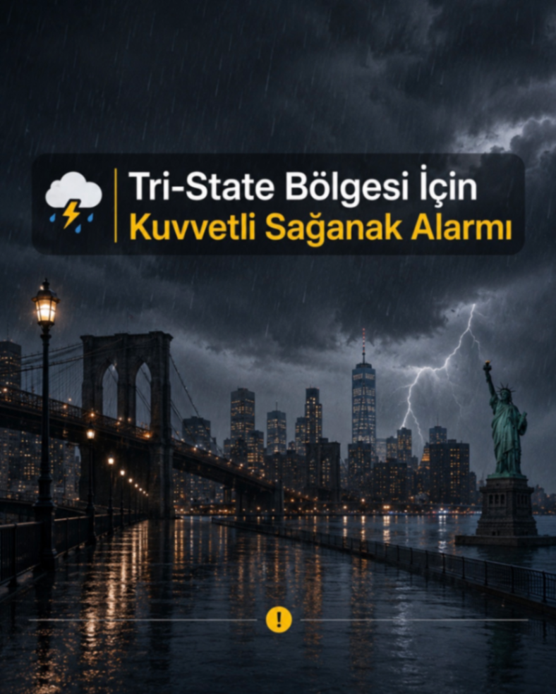 Tri-State Bölgesi İçin Kuvvetli Sağanak Alarmı