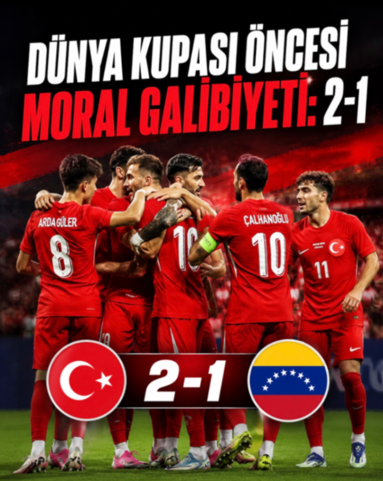 DÜNYA KUPASI ÖNCESİ MORAL GALIBIYETI: 2-1