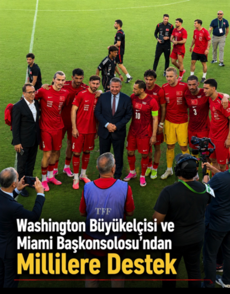 Büyükelçi Önal ve Başkonsolos Şahinol Millilerle Buluştu