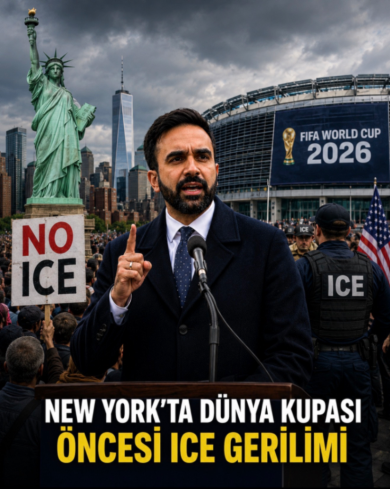 NEW YORK'TA DÜNYA KUPASI ÖNCESİ ICE GERİLİMİ