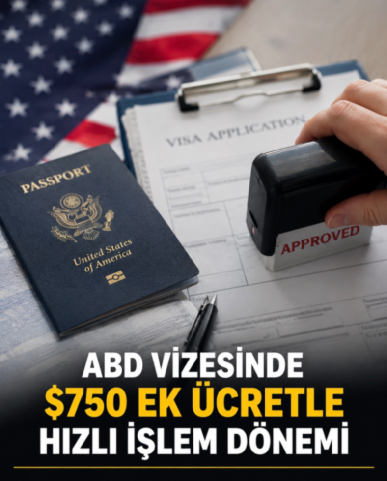 ABD VİZESİNDE $750 EK ÜCRETLE HIZLI İŞLEM DÖNEMİ