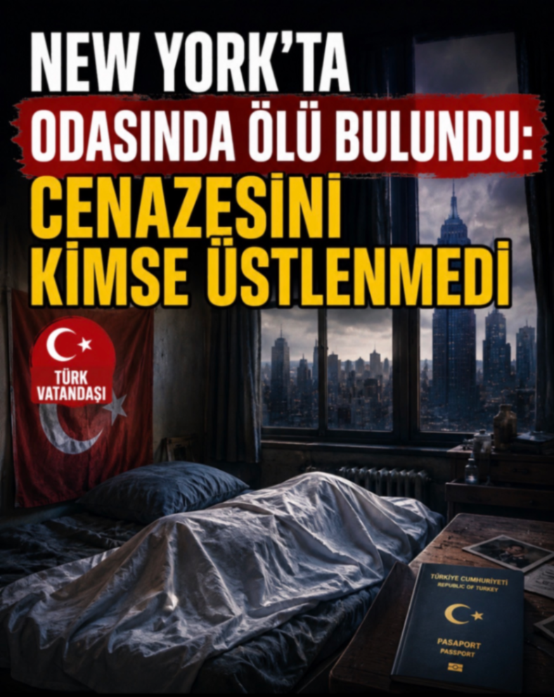 NEW YORK'TA ODASINDA ÖLÜ BULUNDU: CENAZESINI KİMSE ÜSTLENMEDİ