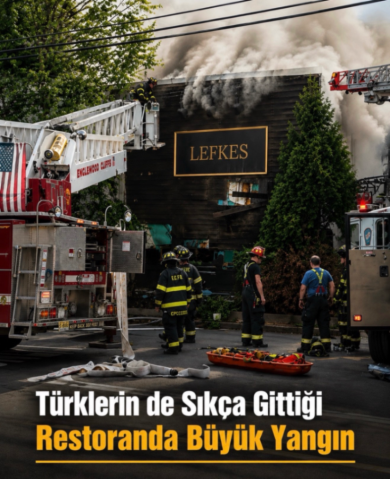 Türklerin de Sıkça Gittiği Restoranda Büyük Yangın - 1