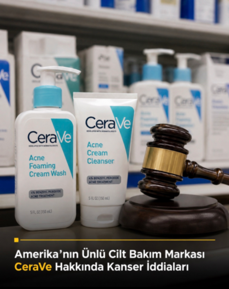 Amerika'nın Ünlü Cilt Bakım Markası CeraVe Hakkında Kanser iddiaları