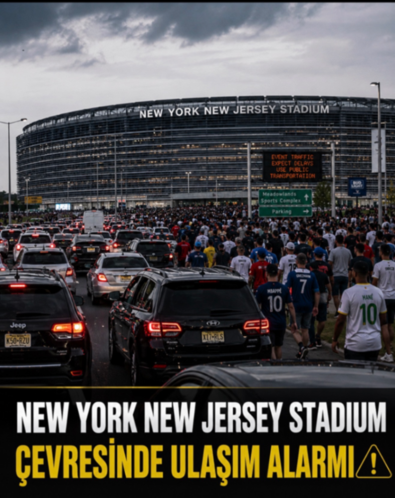 NEW YORK NEW JERSEY STADIUM ÇEVRESİNDE ULAŞIM ALARMI