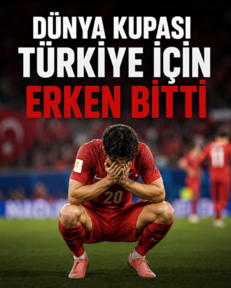 DÜNYA KUPASI TÜRKİYE İÇİN ERKEN BİTTI