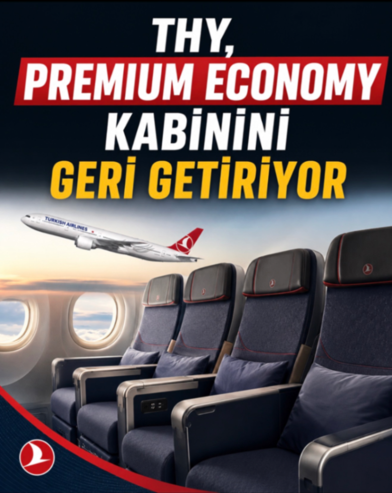 THY, PREMIUM ECONOMY KABİNİNİ GERİ GETİRİYOR