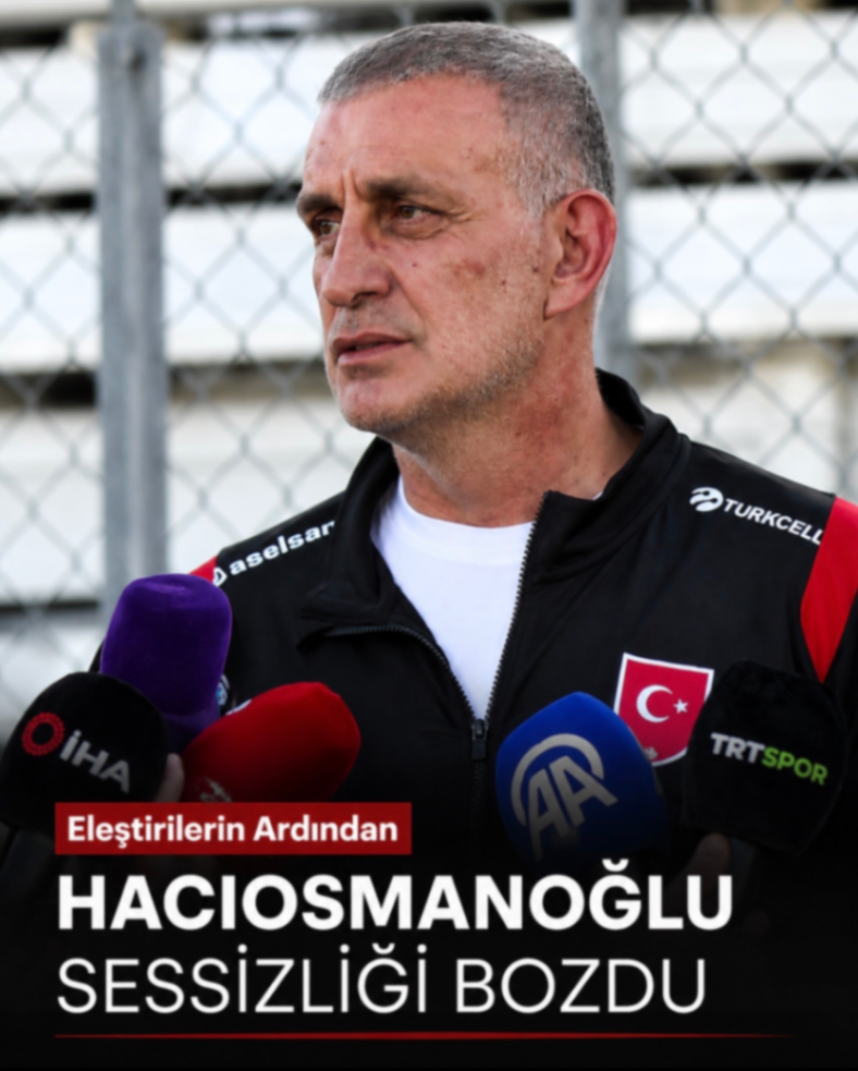HACIOSMANOĞLU SESSİZLIĞİ BOZDU