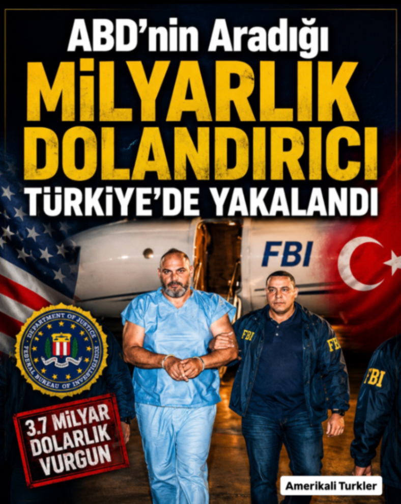 ABD'nin Aradığı MILYARLIK DOLANDIRICI TÜRKiYE'DE YAKALANDI