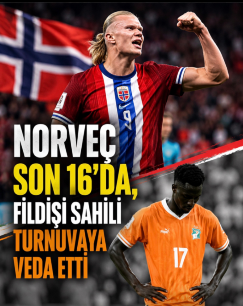 NORVEÇ SON 16'ÓA, FİLDİŞİ SAHİLI TURNUVAYA VEDA ETTI