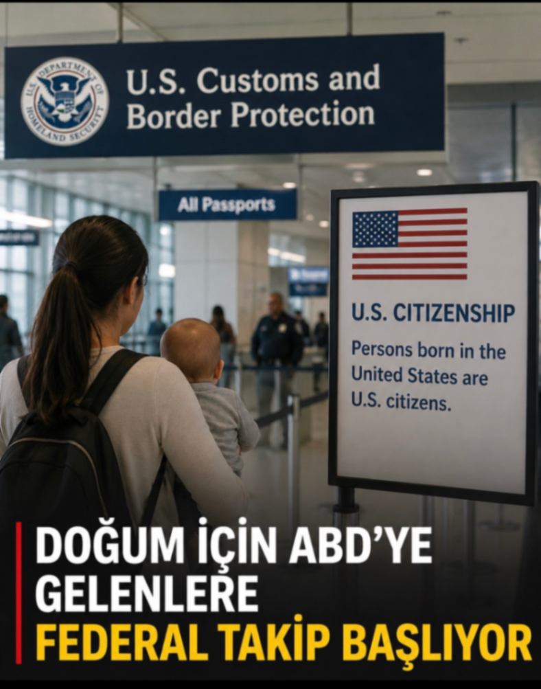 DOĞUM İÇİN ABD'YE GELENLERE FEDERAL TAKİP BAŞLIYOR