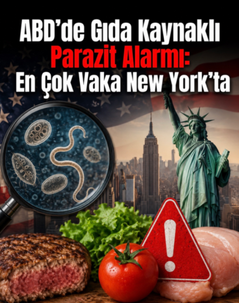 ABD'de Gıda Kaynaklı Parazit Alarmı: En Çok Vaka New York'ta