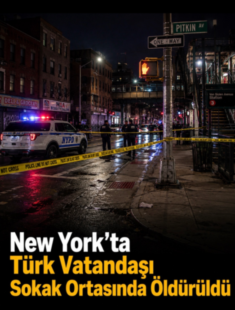 New York'ta Türk Vatandaşı Sokak Ortasında Öldürüldü