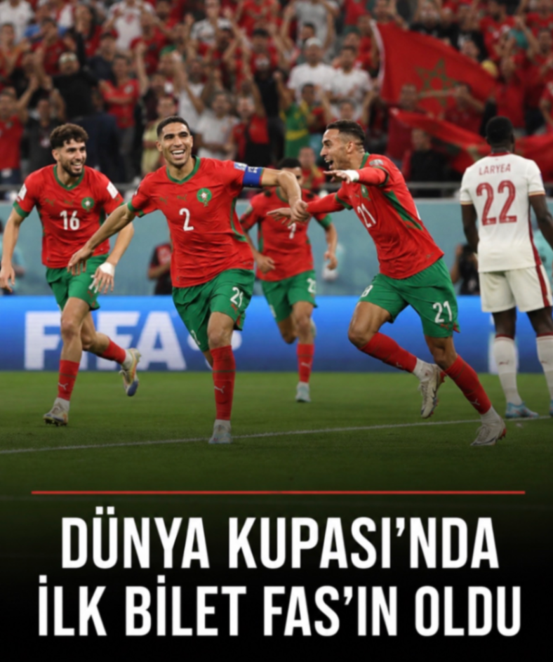 DÜNYA KUPASI'NDA İLK BİLET FAS'IN OLDU