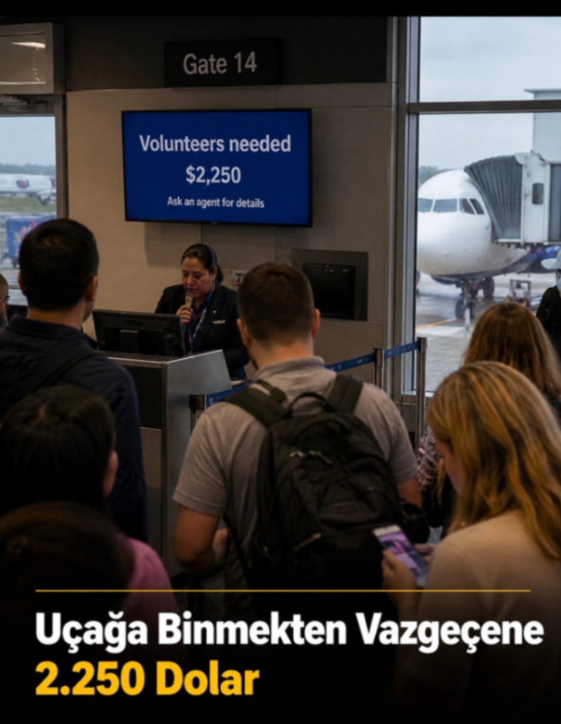 Uçağa Binmekten Vazgeçene 2.250 Dolar
