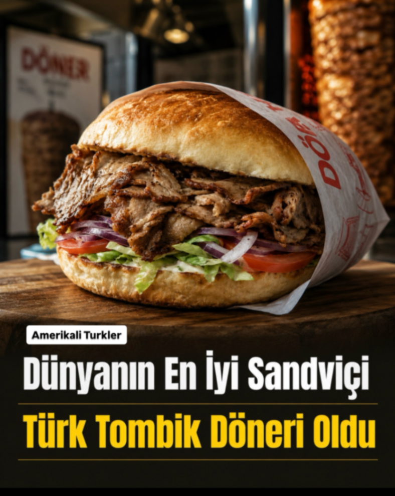 Dünyanın En iyi Sandviçi Türk Tombik Döneri Oldu