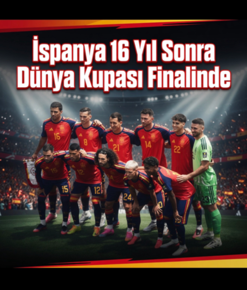 İspanya 16 Yil Sonra Dünya Kupası Finalinde