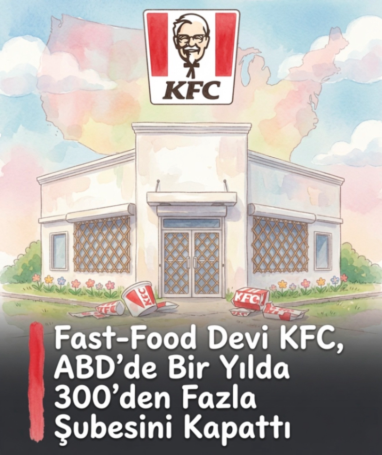 Fast-Food Devi KFC, ABD'de Bir Yılda 300' den Fazla Şubesini Kapattı