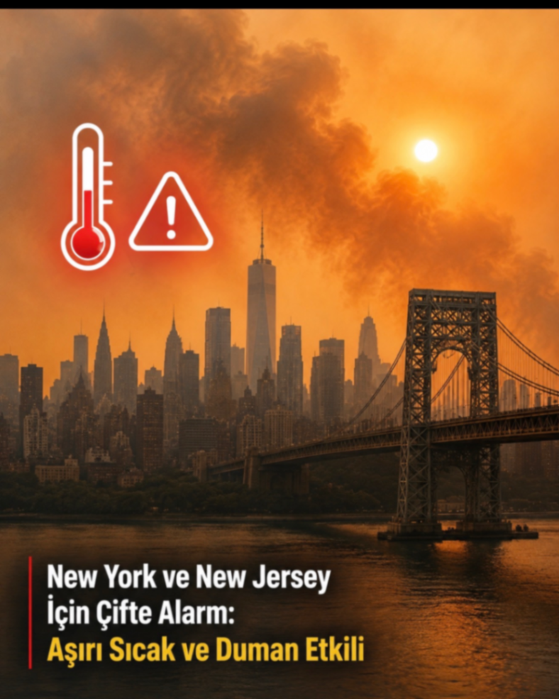 New York ve New Jersey İçin Çifte Alarm: Aşırı Sıcak ve Duman Etkili