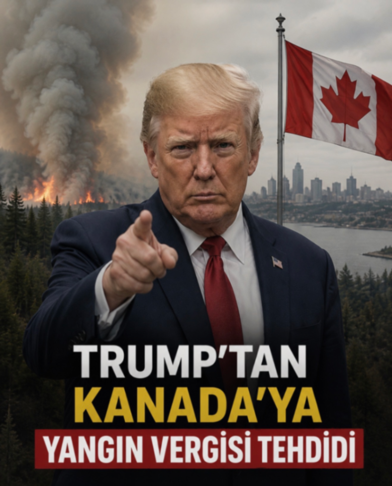 TRUMP'TAN KANADA'YA YANGIN VERGİSİ TEHDİDİ