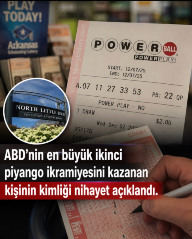ABD'nin en büyük ikinci piyango ikramiyesini kazanan kişinin kimliği nihayet açıklandı
