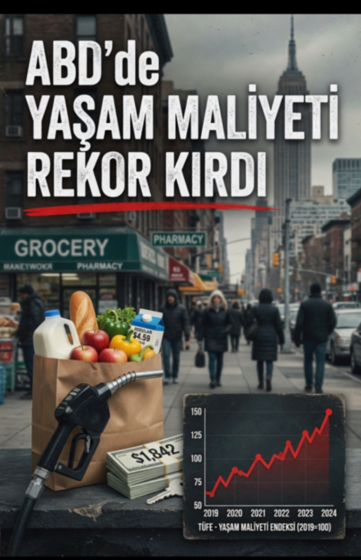 ABD'de YAŞAM MALİYETİ REKOR KIRDI