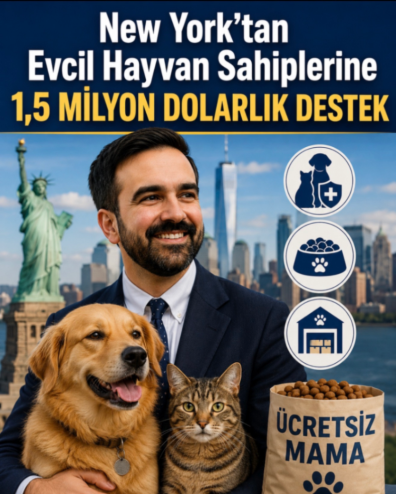 New York'tan Evcil Hayvan Sahiplerine 1,5 MİLYON DOLARLIK DESTEK