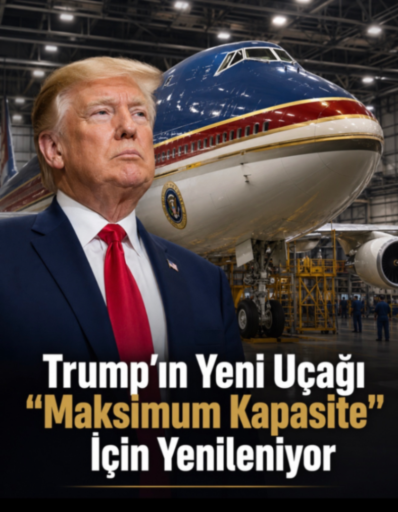 Trump'ın Yeni Uçağı "Maksimum Kapasite" Için Yenileniyor