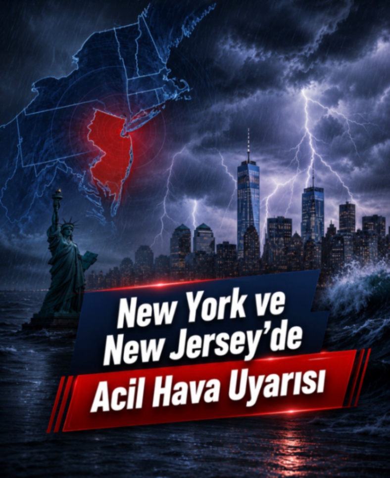 New York ve New Jersey'de Acil Hava Uyarısı
